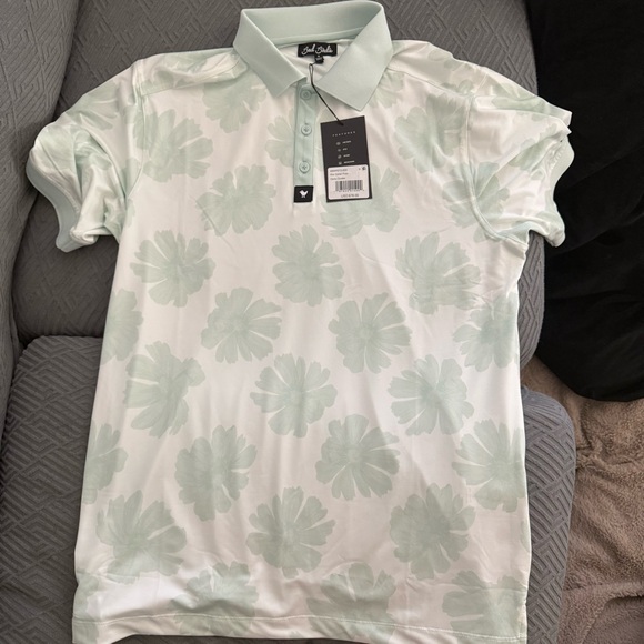 ❤️ Bad Birdie Ridge Performance Polo in Daisy Dudes